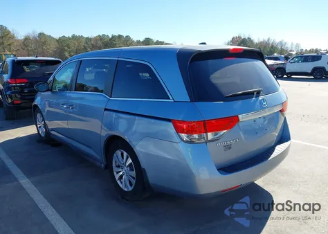 2014 Honda Odyssey Ex-L from USA, damaged, VIN 5FNRL5H6XEB021015